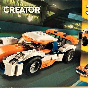 LEGO NWT Creator 3 in 1 Sunset Track Car 221 piece speed boat DISCOUNT SHIPPING!
